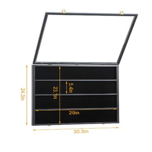 Vitrine simple d'affichage de carte de Baseball noire 36 - Product Image 3