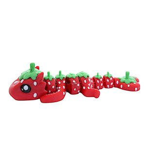 Juguete de Dragón de Fresa Impreso en 3D, Decoración, Adorno, Regalo Creativo, Dragón de Fresa Realista y Adorable, Educativo para Niños - Product Image 6