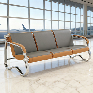 Conjunto de Sillas y Bancos de Espera Modernos para Salón de Belleza y Sala de Espera de Aeropuerto, Más Vendidos - Product Image 4