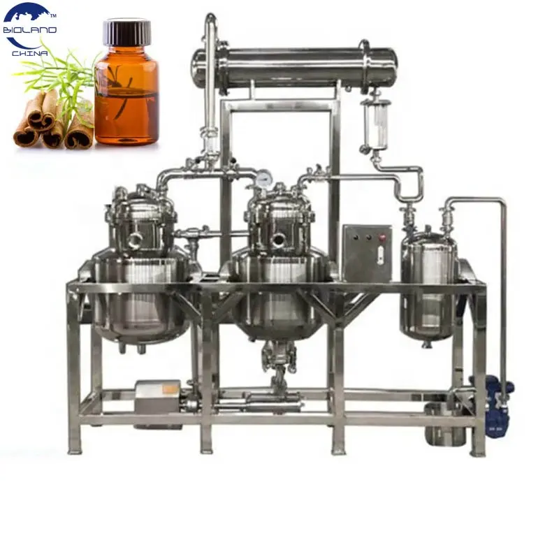 Máquina de extracción de aceite de hierba de limón esencial para plantas, flores, madera, equipo de extracción ultrasónica