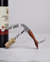 Kostenlose Probe Werbe tragbare Zinn öffner Cutter Messer Korkenzieher Multifunktion ale Wein Korkenzieher Öffner