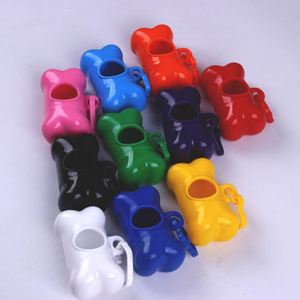 Distributeur de sacs à déjections canines en forme d'os 8,5*3,5 cm, support pour sacs à déjections pour animaux de compagnie - Product Image 3