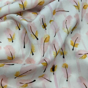 Tessuto stampato in poliestere 100% testurizzato per camicie abiti gonne con stampe personalizzate tessuto e modelli a rete per ragazze - Product Image 2