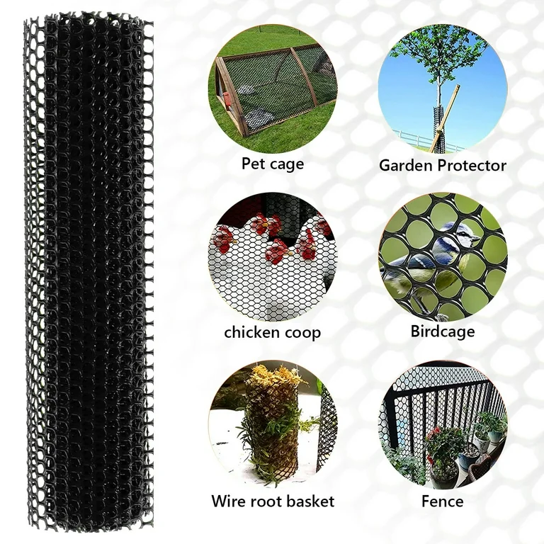 Extruded Polypropylene Flat Plastic Plain Mesh