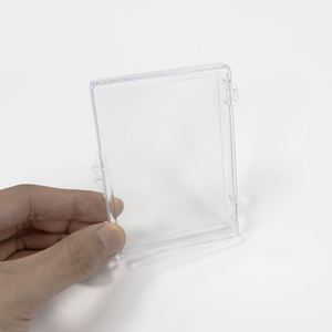 Boîte de rangement et présentoir en plastique acrylique pour cartes de football, cartes à collectionner et cartes Panini Booster – Idéal pour les amateurs de cartes sportives et comme coffret cadeau - Product Image 2