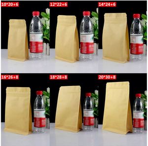 Bolsas de Fondo Plano con Sellado Térmico 2026 con Logotipo Personalizado, Bolsas de Té Promocionales con Interior Laminado Marrón y Laterales Reforzados - Product Image 4