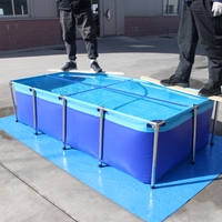 Bac à eau de 1000 litres, bac en plastique Beta, grand aquarium pour poissons, aquarium de 264 gallons pour poissons combattants