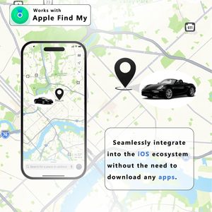 Localizador GPS genérico para vehículos, resistente al agua, compatible con Apple Find My, solo compatible con IOS, material plástico - Product Image 3