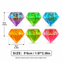 Jouet Squishy en Cristal Rempli de Liquide Scintillant, Balle Anti-Stress Sensorielle pour Enfants, Vente en Gros