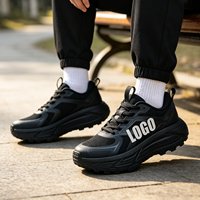 Chaussures de course pour hommes personnalisées OEM, amortissantes, pour l'extérieur, baskets pour hommes, chaussures décontractées à lacets pour la marche