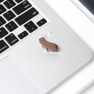 Alat bantu dengar telinga BTE Mini, untuk Tuli 4 saluran, produk baru grosir - Product Image 1