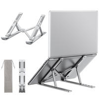 Support de tablette PC réglable en métal promotionnel, solide, stable, universel, adapté aux ordinateurs portables de 10 à 15 pouces