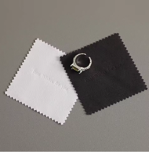 Custom Logo Microfiber Silver Polishing Cloth Bulk Eco Paper <b>Box</b> Pack For Jewelry Store Retail And Gift Favor Supply - Product Image 2