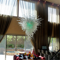 Lustre moderne en verre soufflé, lampe suspendue pour restaurant, îlot de cuisine, décoration, luminaire suspendu