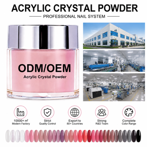 Poudre acrylique crémeuse 3-en-1 <span class=keywords><strong>Ellis</strong></span> Nail en bouteille, couleurs <span class=keywords><strong>Nude</strong></span>/Rose/Transparent/NEON, séchage rapide, pour ongles français, haute performance - Product Image 2