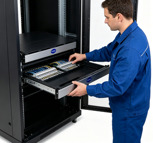 Pannello Patch in Fibra Modulare UDF Plus Aggiornabile 1U 2U 4U per Montaggio su Rack, Telaio per Cassetta Base8 Base12 per Espansione di Rete - Product Image 4