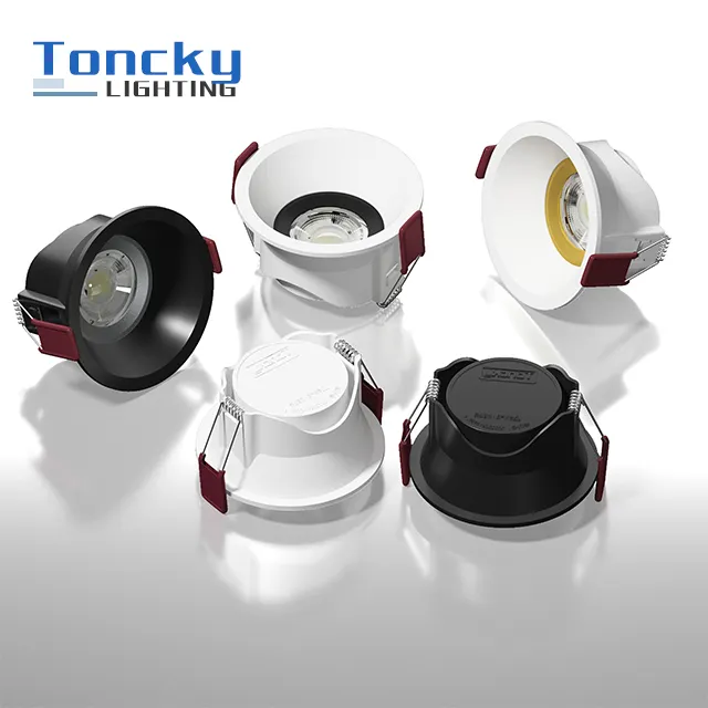 Gömme nokta iç mekan aydınlatması yeni tasarım downlight 7W spot ışık led, tavan spot ışık, ayarlanabilir led spot ışık