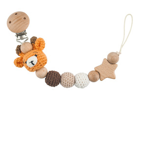 Nuovo arrivo in scatola di animali ciuccio da te catena per bambino massaggiagengive cordino in Silicone a forma di balena perline Comfort Clip per ciuccio personalizzato - Product Image 5