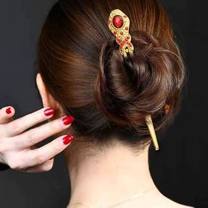 Vintage Rhinestone Jewelry <b>Hair</b> Sticks Crystal Stone Bun Metal Goth <b>Chopsticks</b> <b>Hair</b> Styling Traditional Gothic <b>Hair</b> <b>Chopsticks</b> - Product Image 6