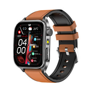 ساعة ذكية E810 صحية تعمل بنظامي أندرويد وآي أو إس مع شاشة AMOLED وخاصية التشخيص الذكي وقياس تخطيط القلب والاتصال عبر البلوتوث ومراقبة المشاعر وقياس درجة الحرارة ومغناطيسية - Product Image 5