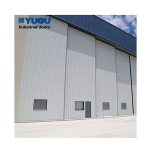 <span class=keywords><strong>Moteur</strong></span> automatique ou porte manuelle de hangar d'avion de porte coulissante d'acier/PC d'entrepôt d'usine en Chine - Product Image 3