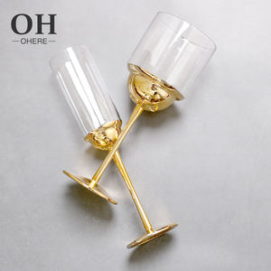 Verre à vin Transparent en cristal, gobelet à vin pour fête de mariage, Banquet - Product Image 2
