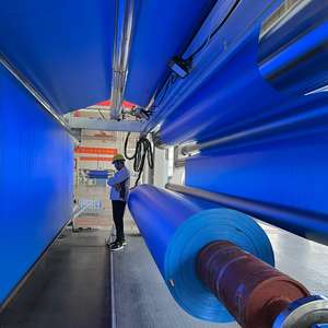 Rollo de lona de PVC <span class=keywords><strong>JLM</strong></span> 900GSM impermeable ignífugo para construcción, cubierta de techo - Product Image 2