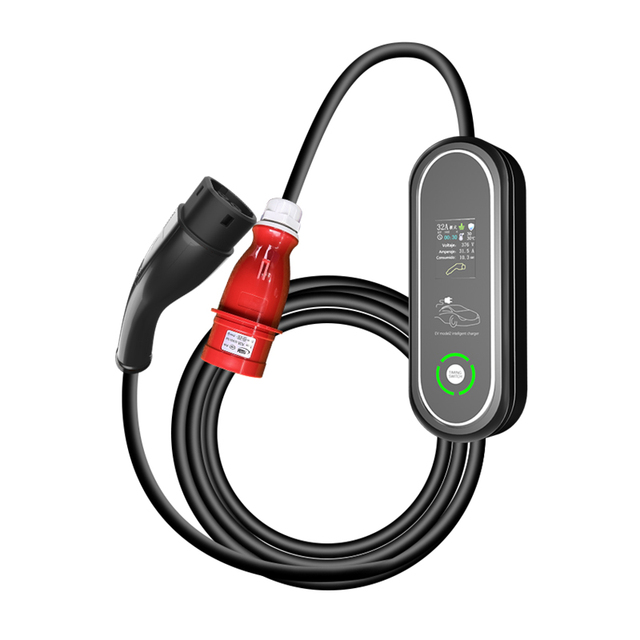 New Evision IP55 Portable AC EV Charger 3.5kw/7kw/11kw/22kw Type2 EV Charging Station CE TUV ROHS Certified for Electric Cars