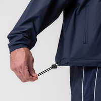 Logo personnalisé Zip Ripstop Vestes d'extérieur coupe-vent imperméables en nylon pour hommes