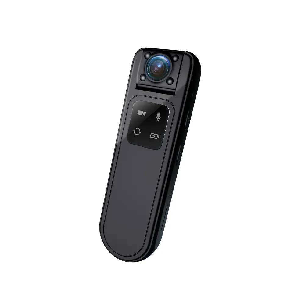 كاميرا مراقبة IP مغناطيسية لاسلكية يمكن ارتداؤها كاميرا شخصية Hd Hd p محمولة للجسم مع تسجيل صوتي وفيديو