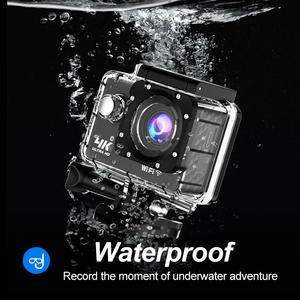 Экшн-камера Ultra hd 4K 30 кадр/с подводный Шлем Водонепроницаемый 2,0-дюймовый экран Wi-Fi пульт дистанционного управления спортивная видеокамера Go Pro - Product Image 5