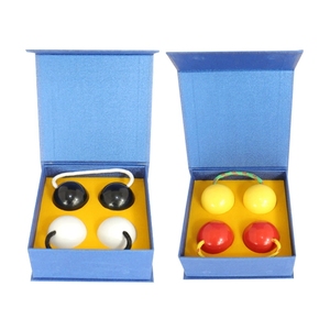 Balle de rythme africaine en gros, double shaker à cordes tressées pour la salle de musique - Product Image 1