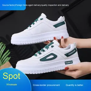 <span class=keywords><strong>Zapatillas</strong></span> <span class=keywords><strong>Blancas</strong></span> <span class=keywords><strong>de</strong></span> Otoño para <span class=keywords><strong>Mujer</strong></span>, con Parte Superior <span class=keywords><strong>de</strong></span> Malla Transpirable, Entresuela <span class=keywords><strong>de</strong></span> Goma, Estilo Casual para Deportes, Fitness y Caminar, Estilo Moderno - Product Image 2