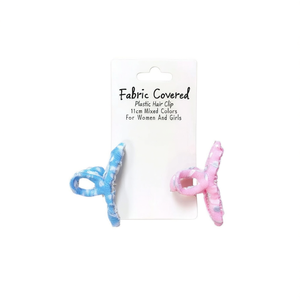 Fermaglio per capelli Angelina rivestito in tessuto 11 cm colori misti per donne e ragazze - Product Image 4