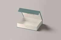 Maßgefertigte Umweltfreundliche Starre Karton-Geschenkbox mit Magnetverschluss UV-Beschichtung Recycelte Materialien für Schmuck & Kosmetik