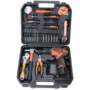 Juego de Taladro Recargable de Litio con Brocas de Acero al Carbono, Herramienta de Ferretería para el Hogar con Certificado GS para Uso Doméstico - Product Image 3