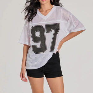 Maillots de basket-ball imprimés personnalisés au design de mode T-shirts gilets Patch de broderie de nom d'équipe personnalisé séchage rapide respirant unisexe - Product Image 3