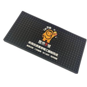 PVC Runner Counter <b>Mat</b> Custom Logo Non Slip Waterproof Spill Resistant For <b>Bar</b> Pub Cafe Drink Service Protection Pad - Product Image 4