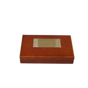 DS Badges <b>Silver</b> Coins Commemorative Holder Rectangle MDF Handmade Storage Medal Gold Coin Collection Display <b>Box</b> Gift DSG-1007 - Product Image 1