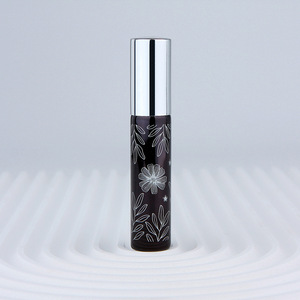Botella de perfume impresa con pulverizador de 10 ml, electrochapada, con boquilla de aluminio, recargable, para cosméticos, disponible en fábrica. - Product Image 2