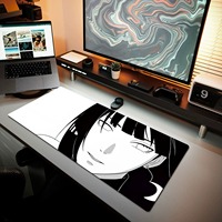 Tapis de souris de jeu PC Anime Japonais en gros, grand format, antidérapant, en caoutchouc, 900x400, surface lisse, tapis de bureau pour gamer