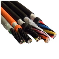 Câble flexible pour chaîne porte-câbles PUR/TRVVP7 8 9 conducteurs/0,3 0,5 mm² blindé en polyuréthane, résistant à l'huile et aux plissons, 300/500V