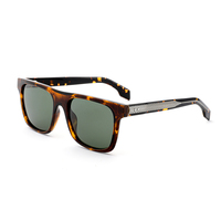 Lunettes de soleil polarisées unisexes RTA-4506S, forme carrée, en acétate noir, monture intégrale, personnalisables