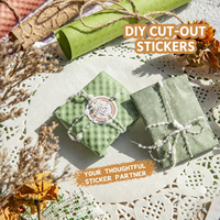 Papiers de scrapbooking faits main texturés en tissu maillé, mélange spécial pour journaux créatifs, journalisation, découpage, scrapbooking artistique et découpe à la matrice
