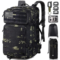 Sac à dos tactique imperméable de grande taille pour la randonnée, le camping et les voyages, sac d'assaut de 3 jours, sac Molle, vente en gros