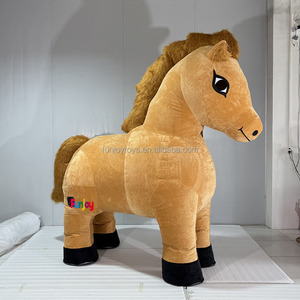 Eye Catching High Quality Giant Inflatable Cartoon <strong>Horse</strong> <strong>Mascot</strong> <strong>Costume</strong> for Street Advertising Decoration - Product Image 2