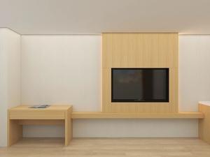 Modern Apartment <b>Hotel</b> Furnishing King Bed with Wood Frame <b>Bedroom</b> Furniture <b>Hotel</b> Furniture <b>Set</b> - Product Image 2