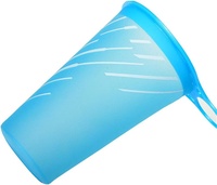 Gobelet souple pliable personnalisé en TPU 200 ml pour la course à pied et les activités de plein air hors route