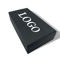 Boîtes Postales Personnalisées Haut de Gamme et de Haute Qualité Noires avec Votre Logo, Laminage Mat, Impression Double Face, Emballage pour Vêtements