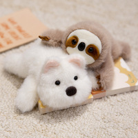 Aimant de réfrigérateur portable en forme de singe en peluche avec fixation magnétique, rembourrage en polyester et coton PP, design identique